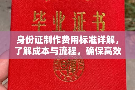 金城江身份证制作费用标准详解，了解成本与流程，确保高效办理